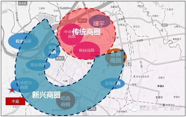 哈爾濱現有商業格局